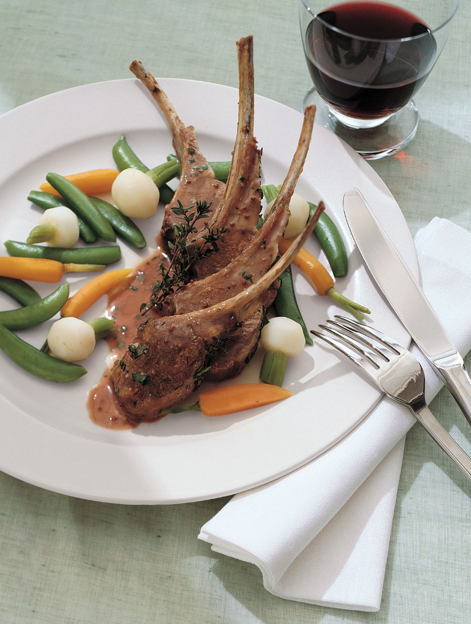 Hastings House Oven-Roasted Rack of Lamb
