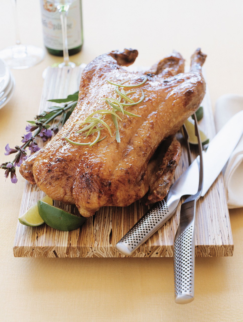 Honeyed Duck With Lime and Ginger