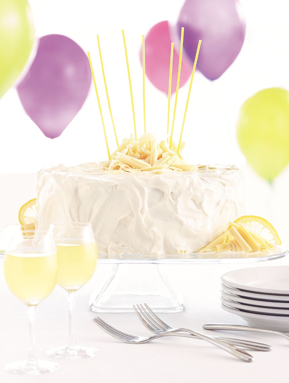 Lemon Chiffon Birthday Cake