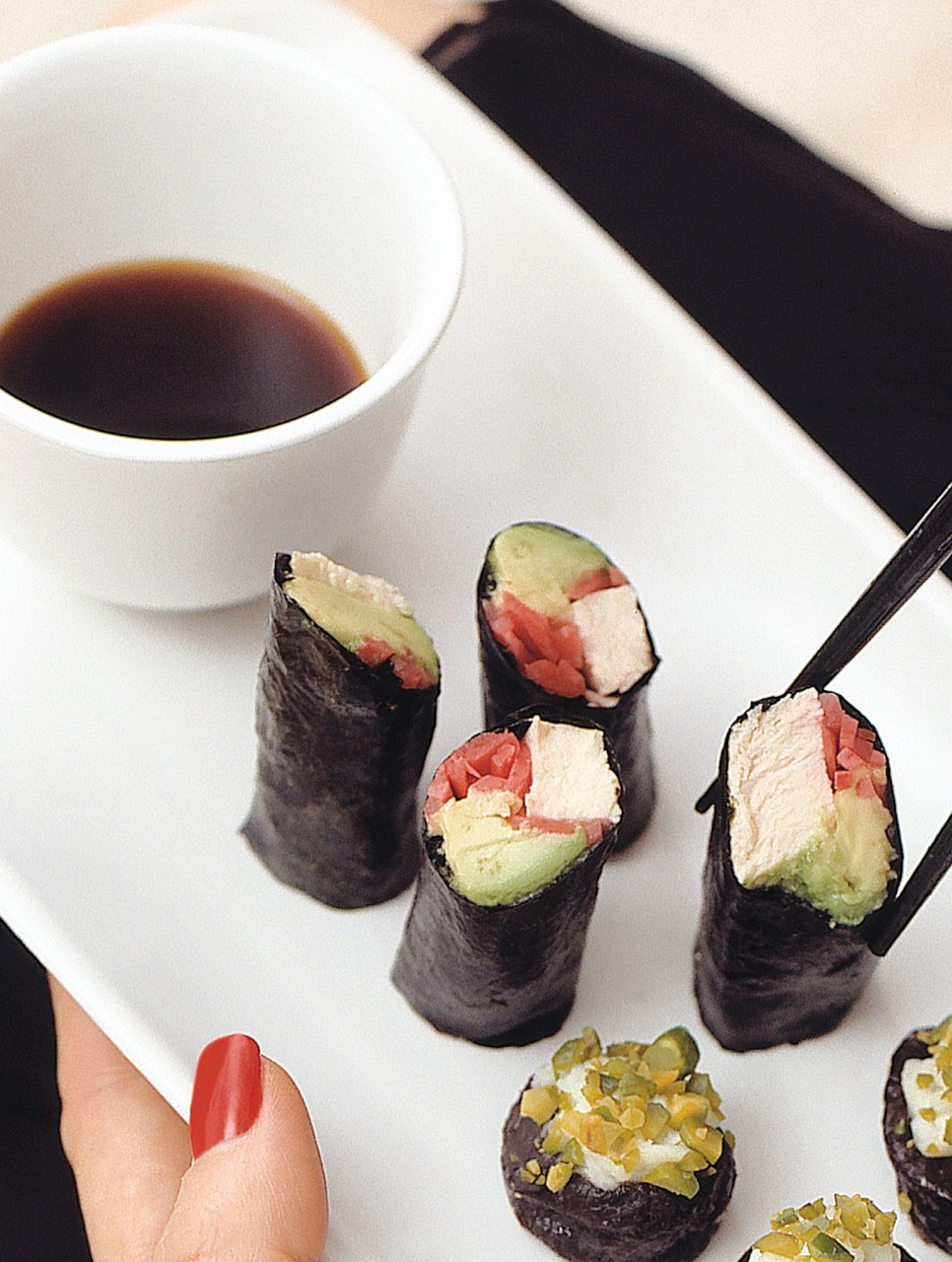 Nori-Wrapped Ginger Chicken