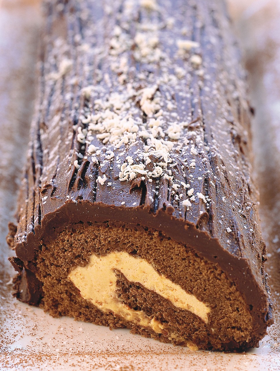 Chocolate Caramel Bûche De Noël