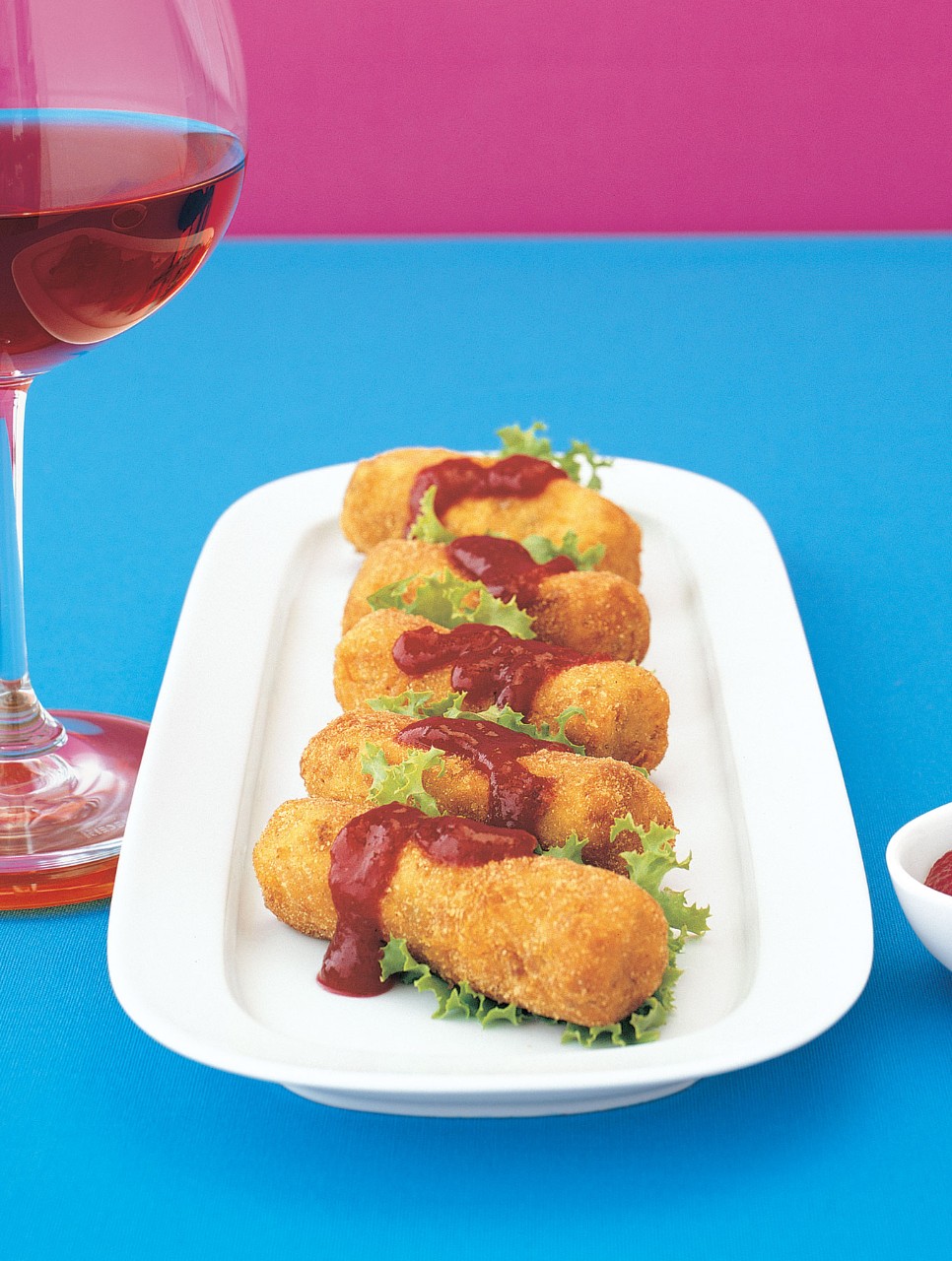 Turkey Croquettes with Homemade Cranberry Jelly