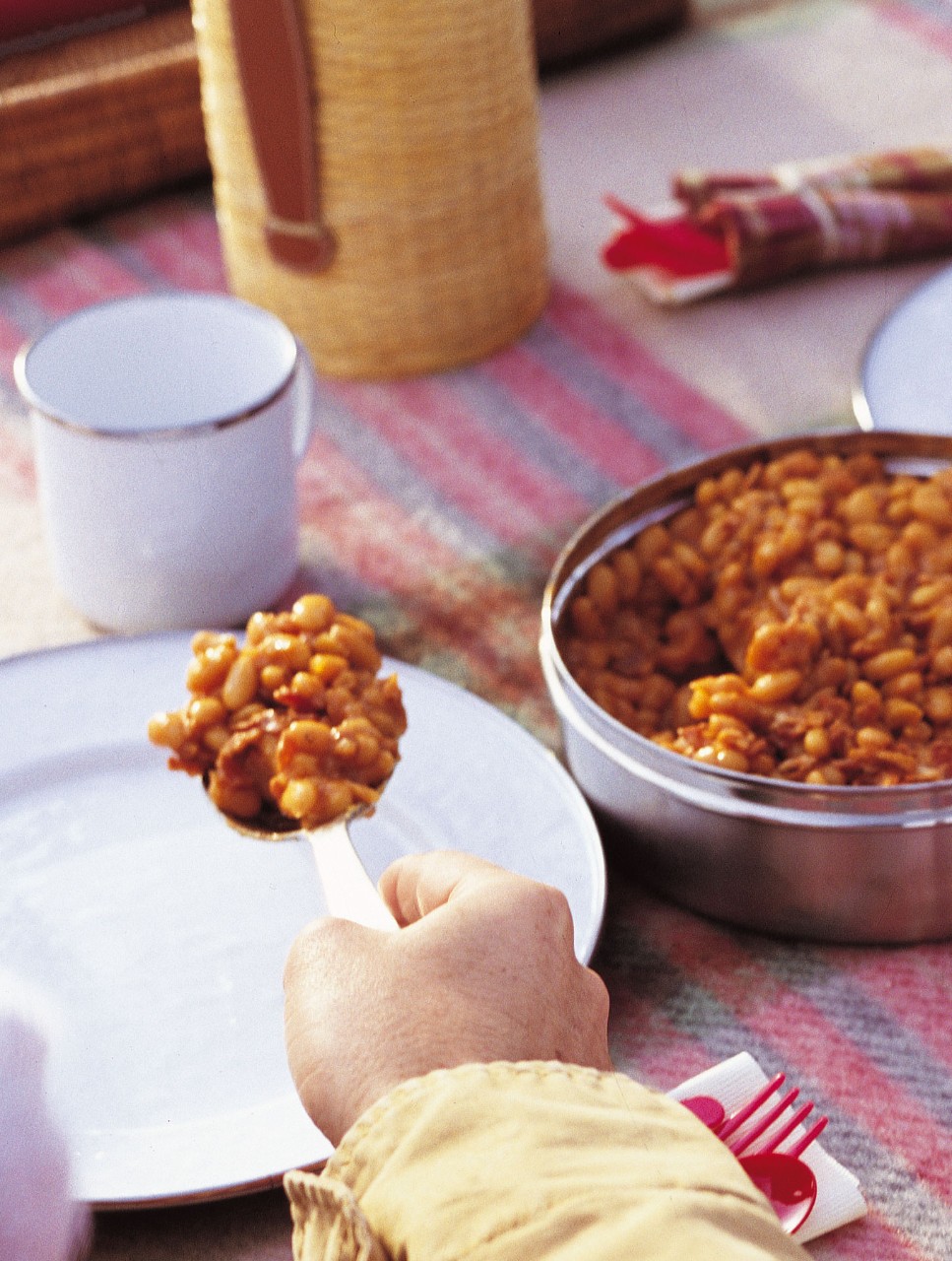 Great Northern Baked Beans with Maple Syrup