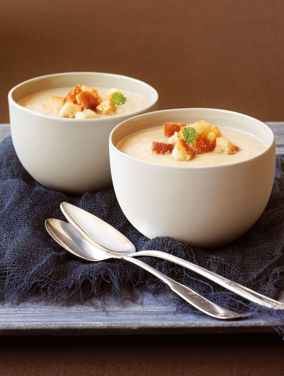 Celery Root and Cèpe Soup