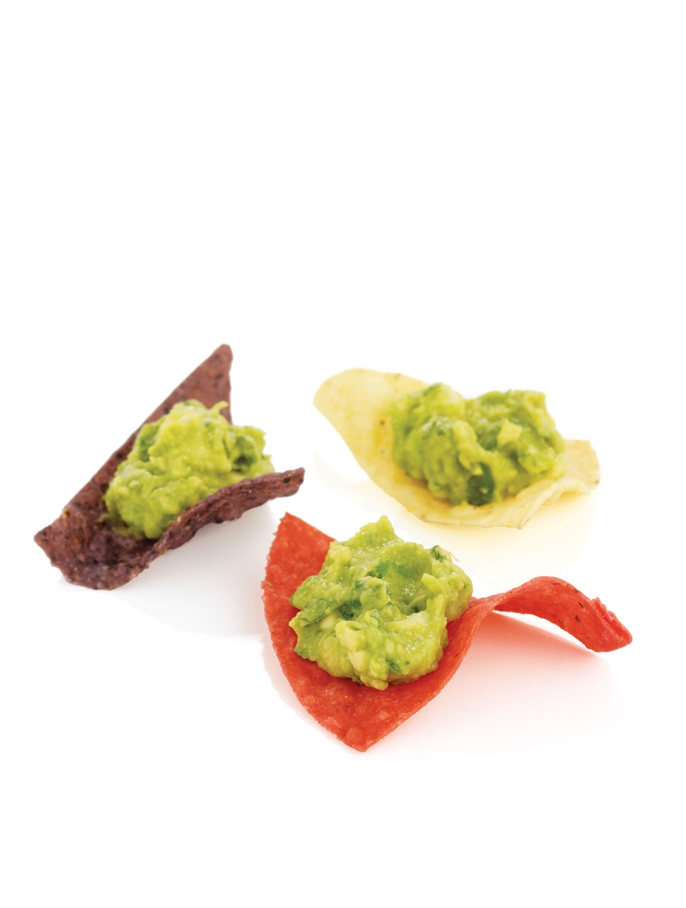 Tortilla Chips with Mint Guacamole