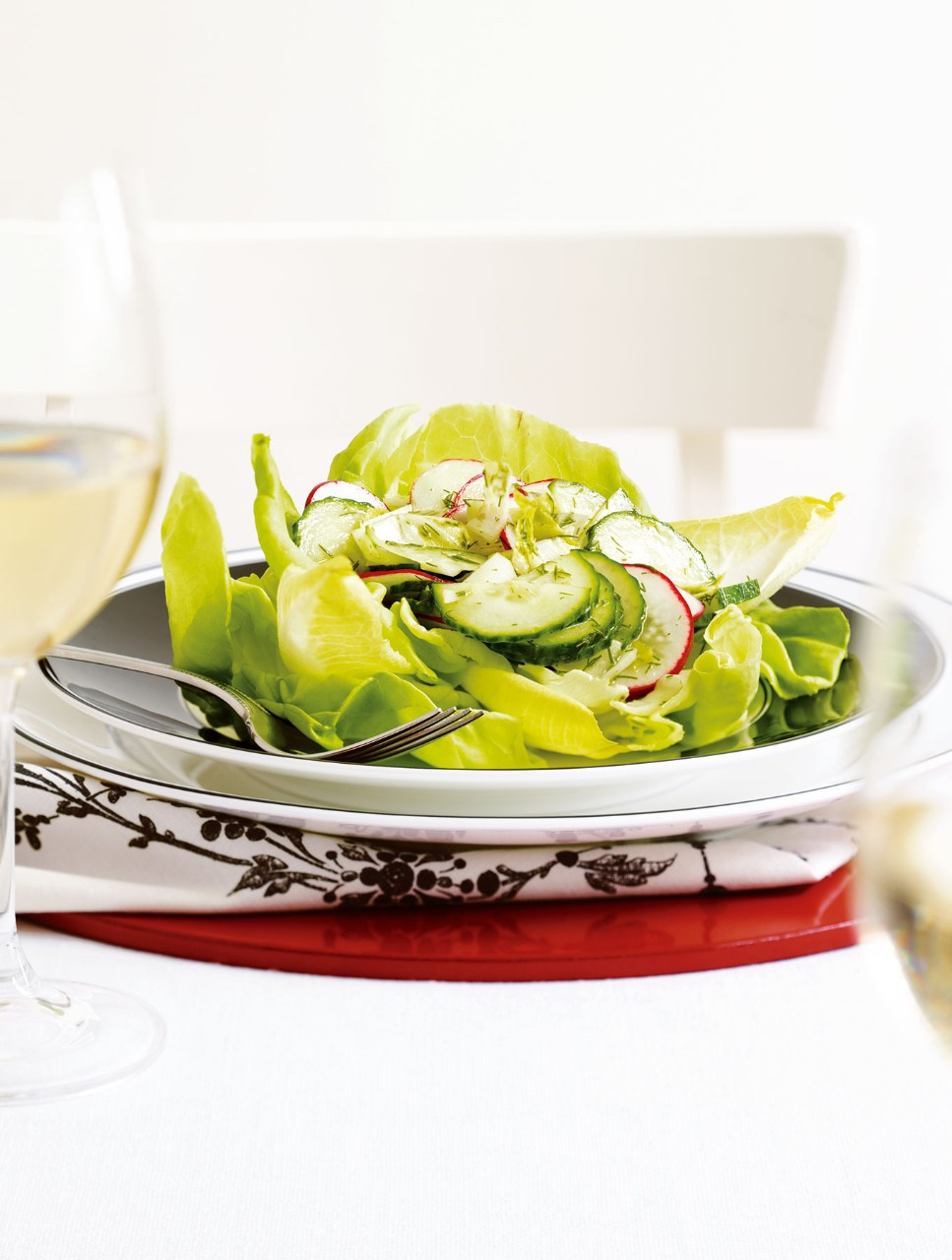 Dilled Cucumber and Belgian Endive Salad
