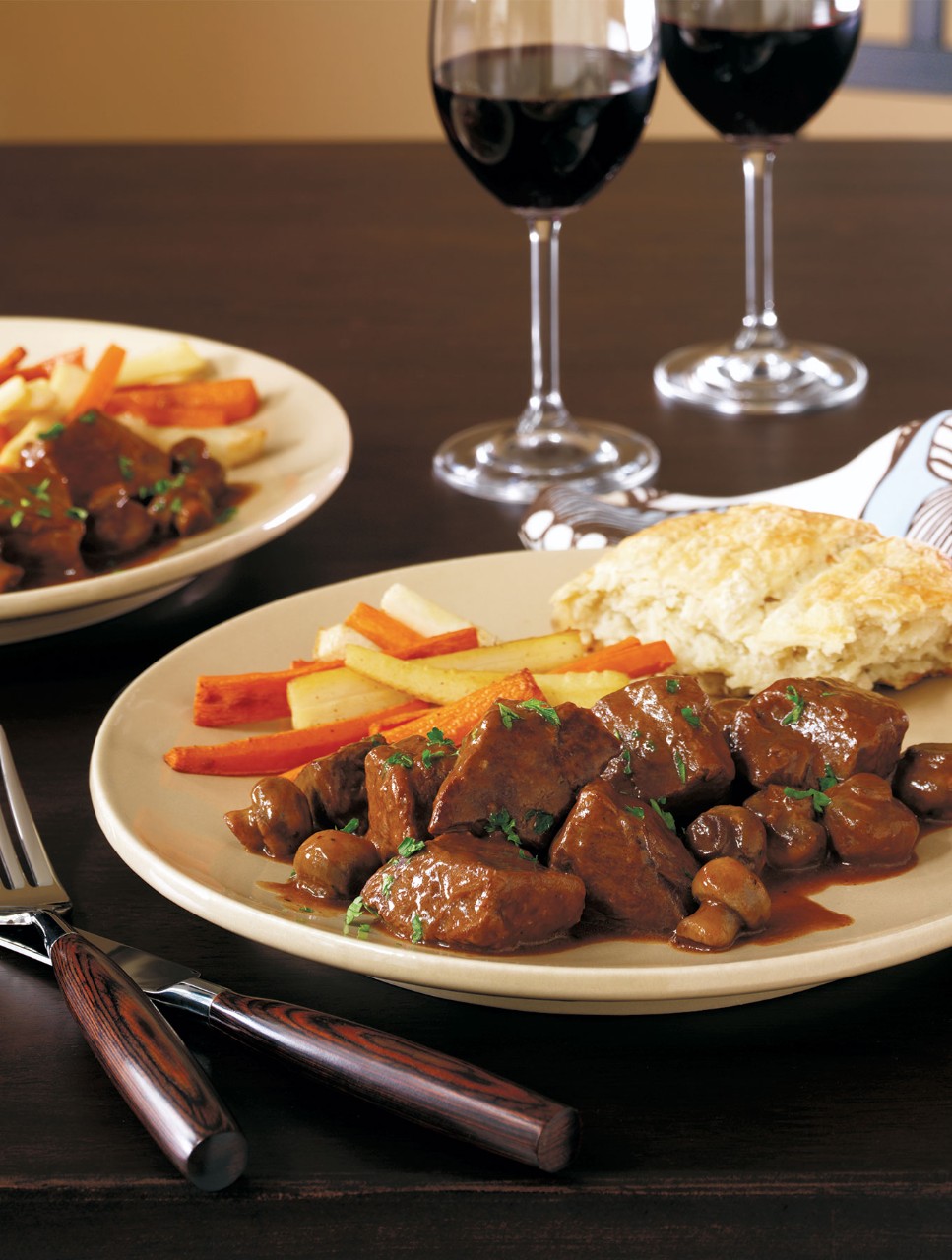Beef with Cabernet Sauce
