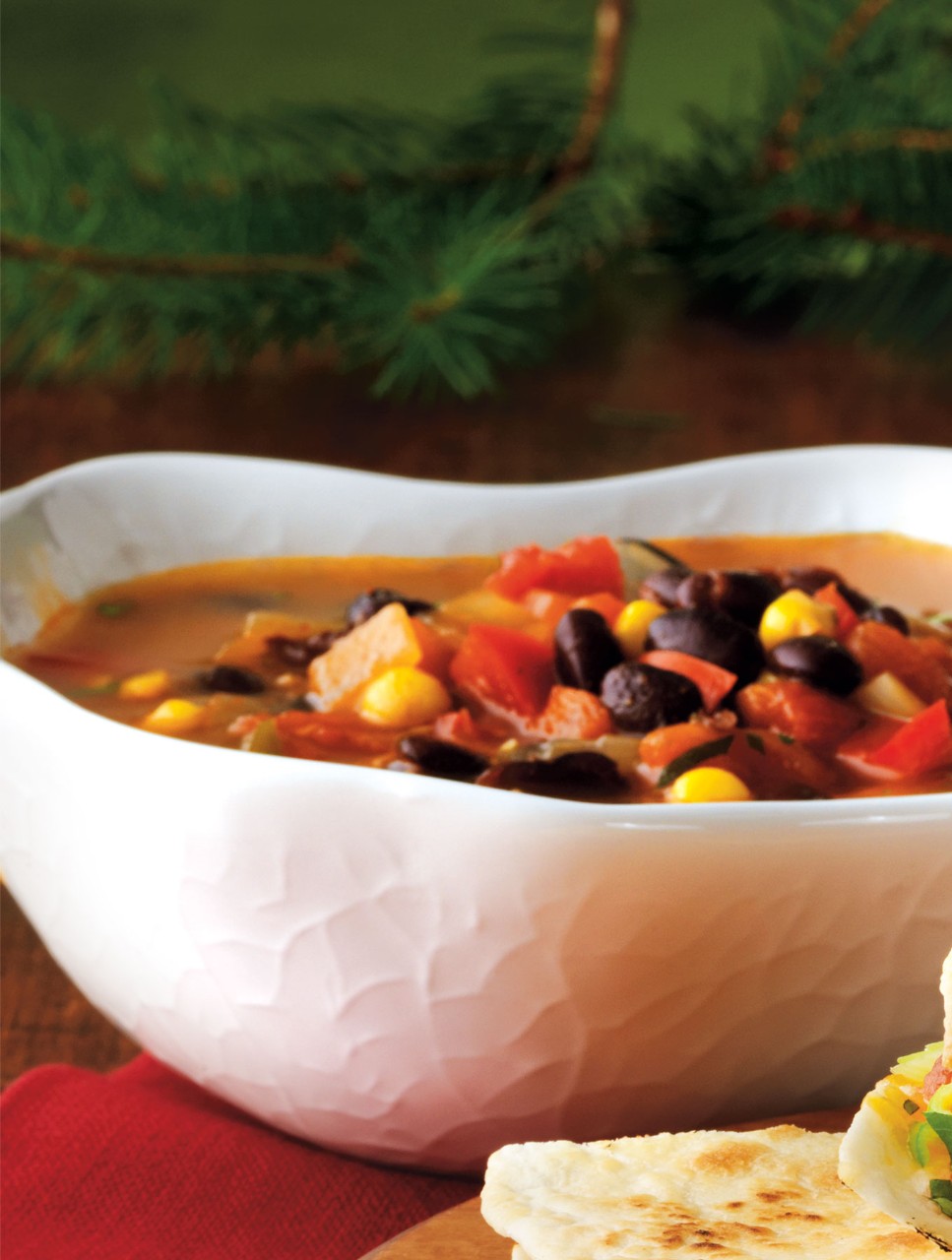 Spicy Black Bean and Corn Soup