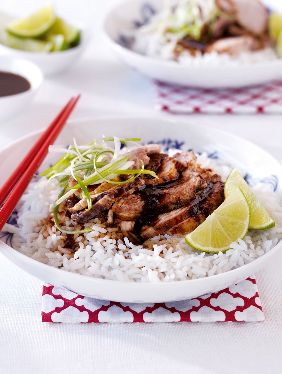 Asian Barbecued Pork with Sweet Tart Sauce