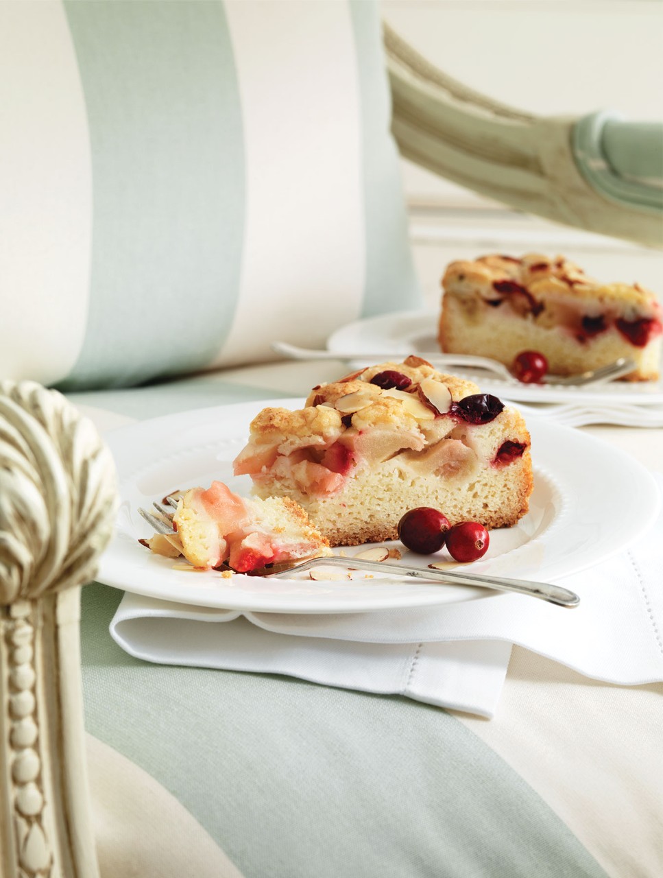 Apple Cranberry Tea Cake