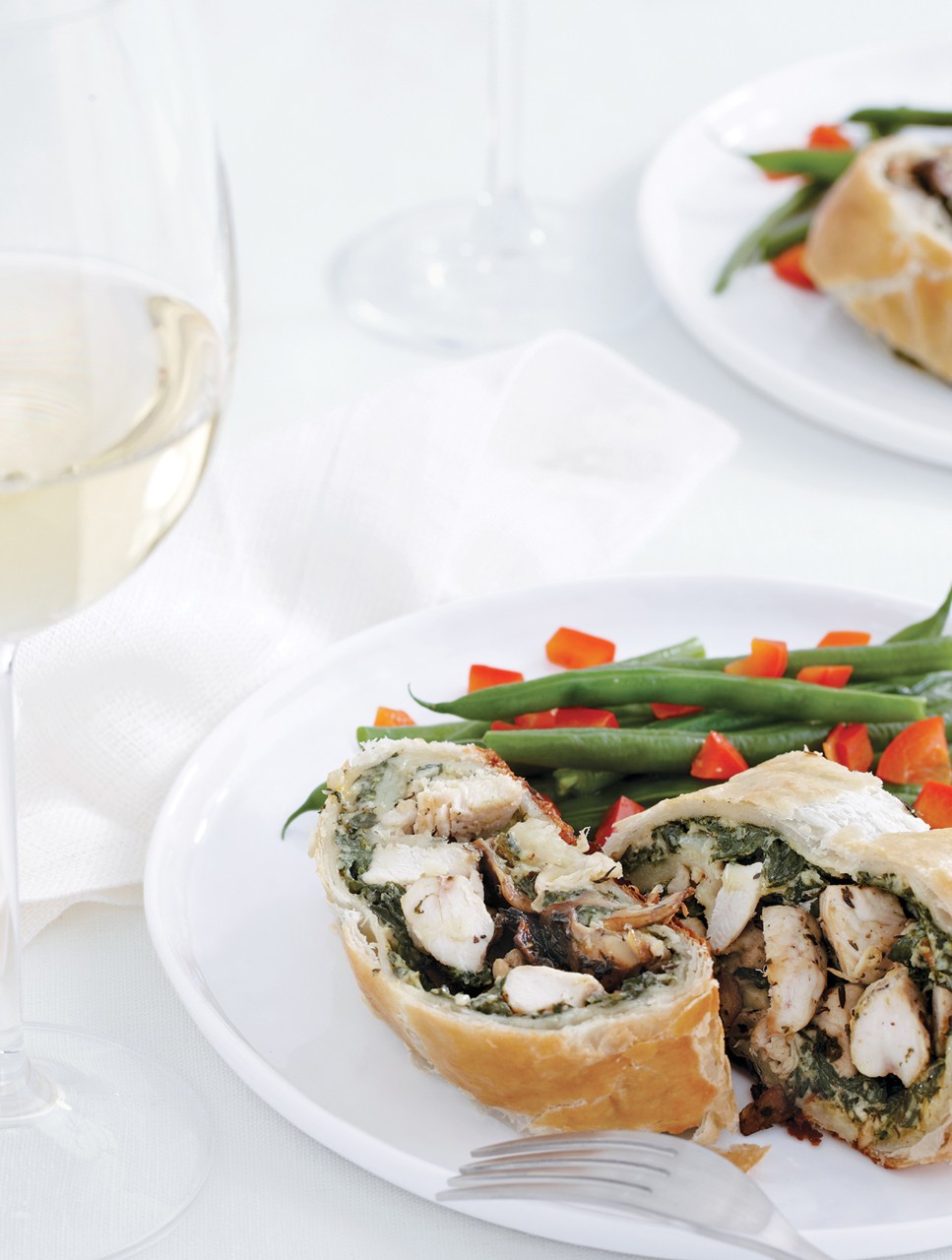 Chicken Wellington with Mushrooms & Spinach