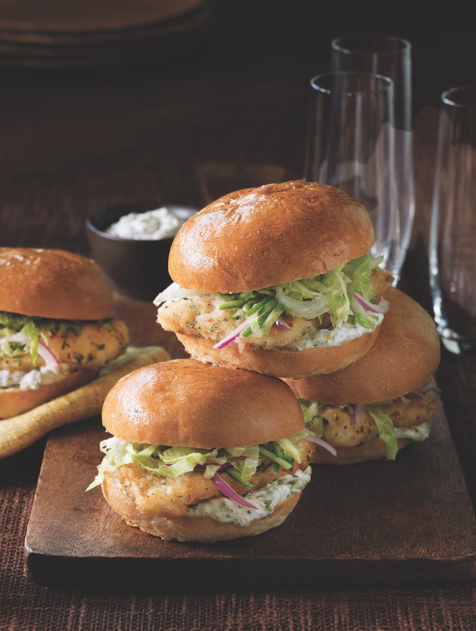 Fried Fish Sandwiches