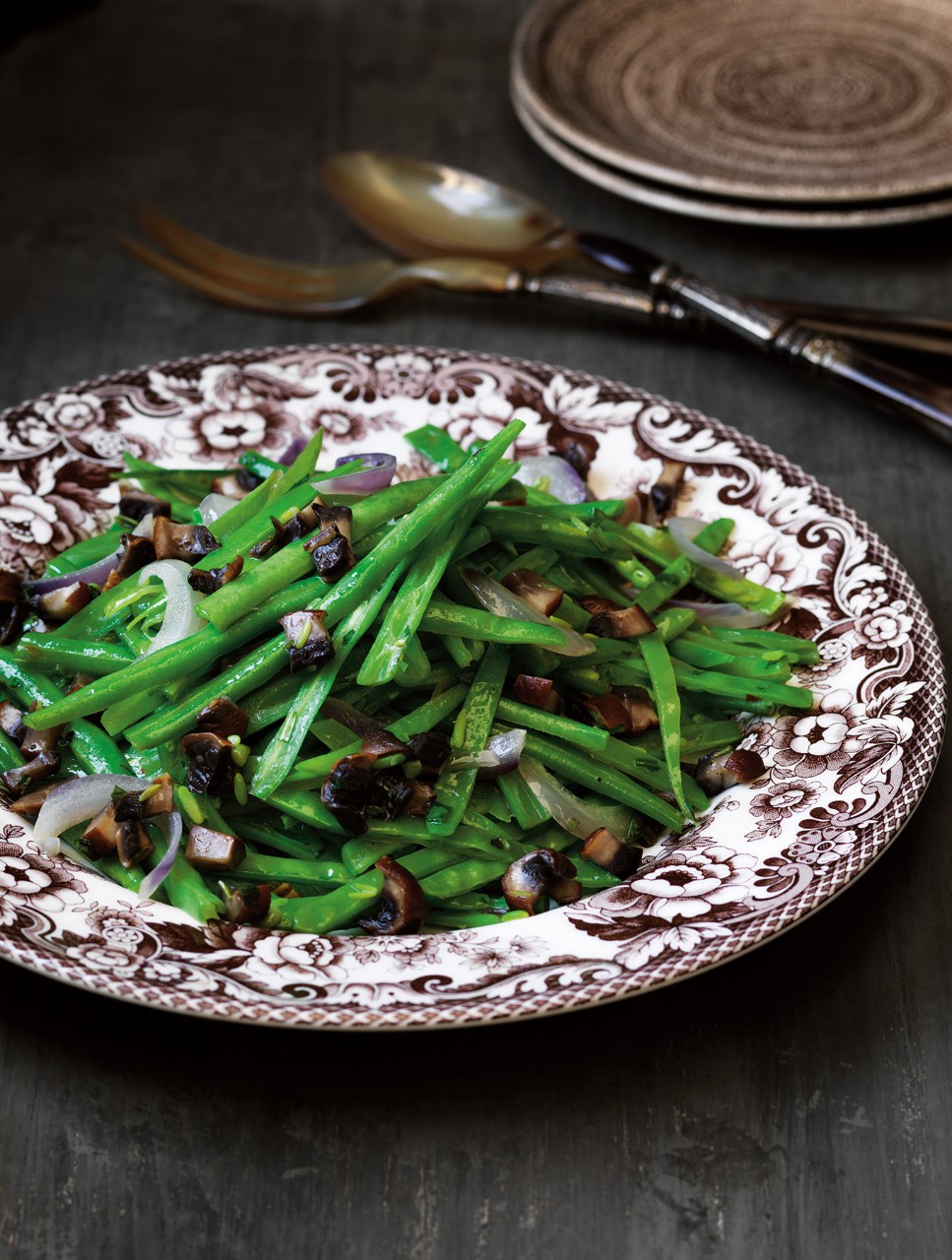 Frenched Green Beans and Snow Peas