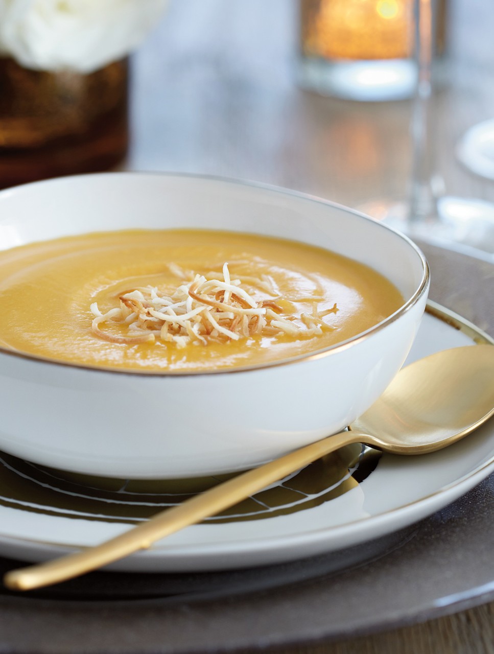Coconut-Spiked Squash Soup