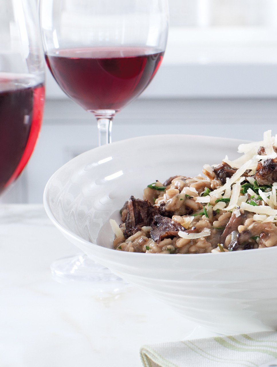 Risotto with Braised Short Ribs and Porcini Mushrooms