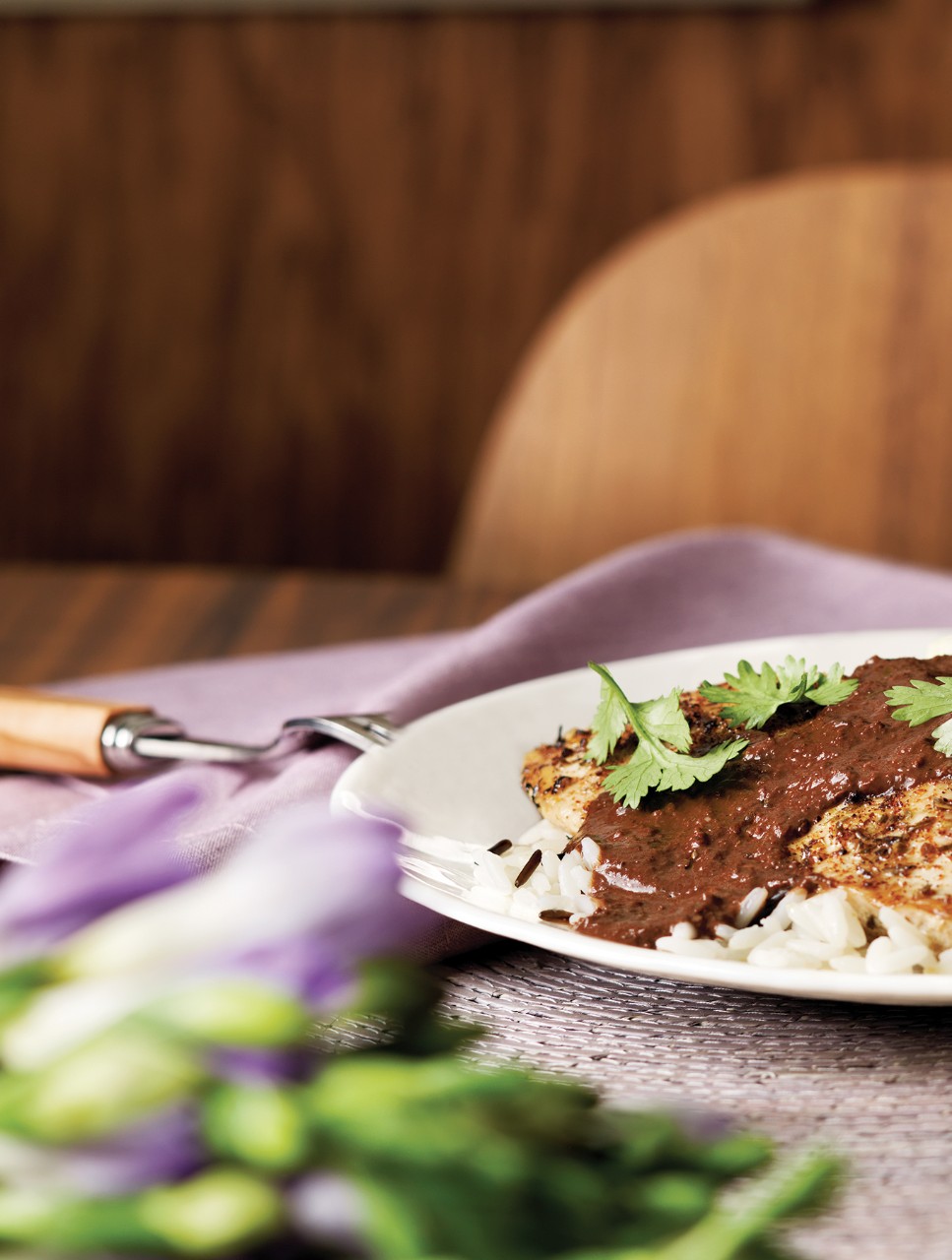 Seared Chicken with Mexican Mole Sauce