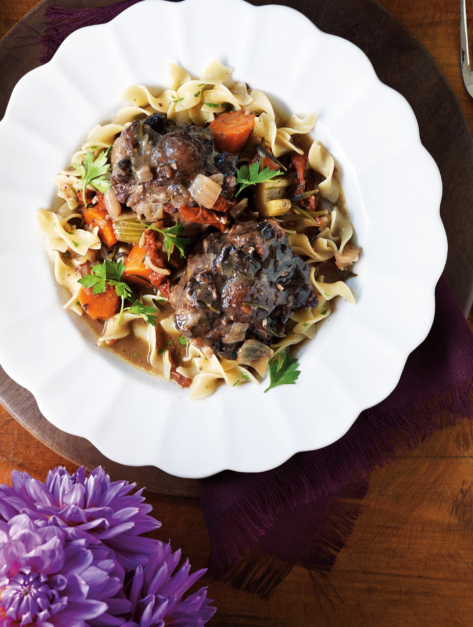 Rosemary & Wine-Braised Oxtails