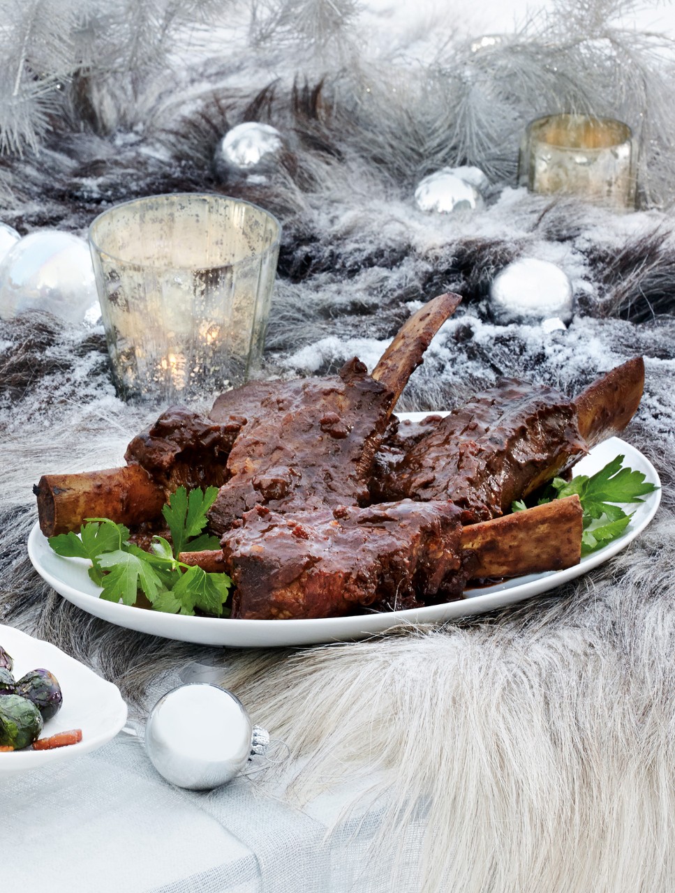 Spiced Short Ribs with Horseradish Butter