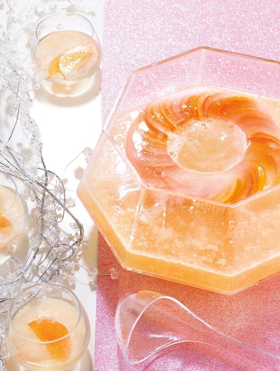 Prosecco Punch with Persimmons