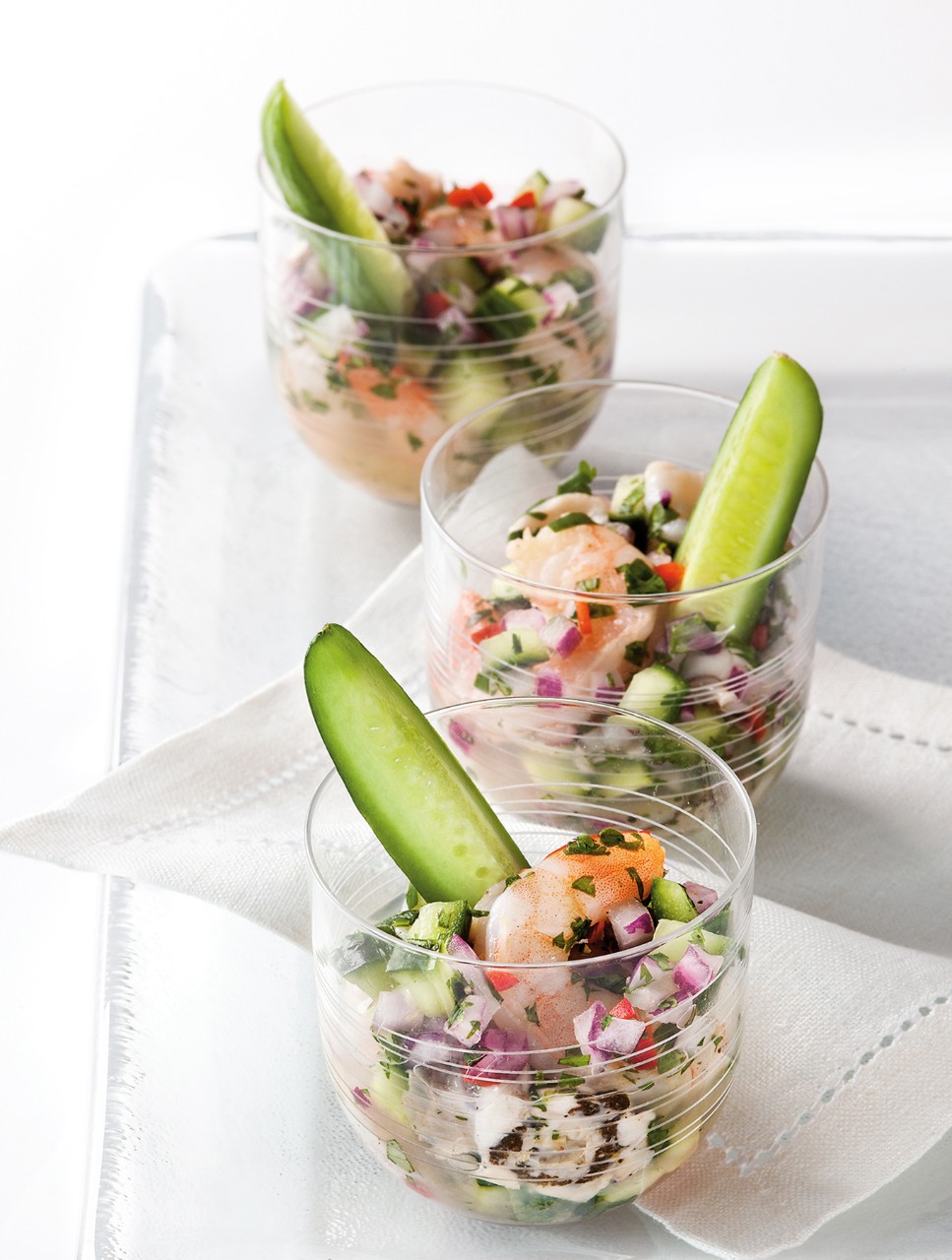 Oyster & Seafood Ceviche Shooter