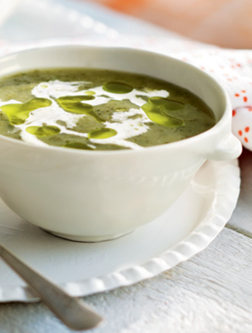 Vichyssoise aux hampes d’ail