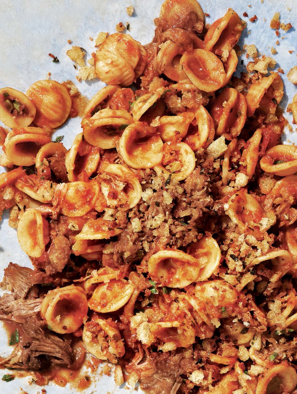 Orecchiette with Curried Lamb Ragù