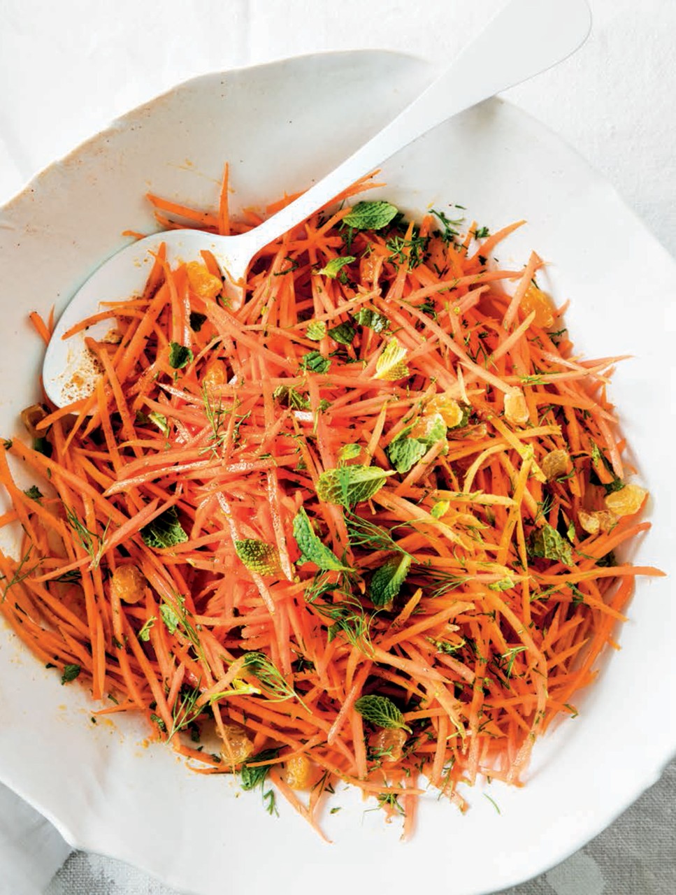 Moroccan Spiced Carrot Slaw