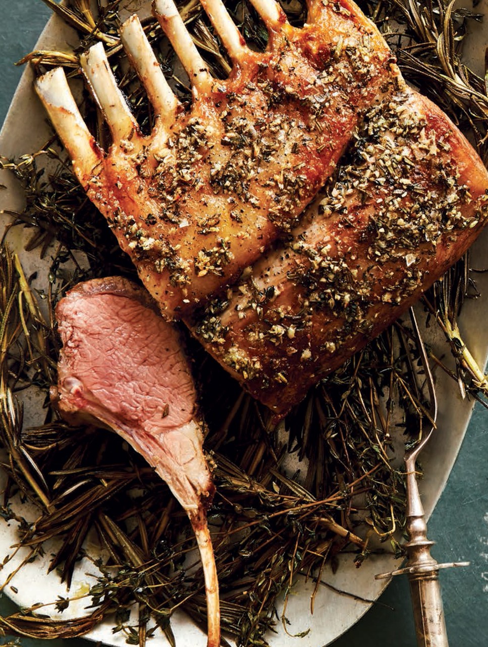 Lamb on a Bed of Herbs