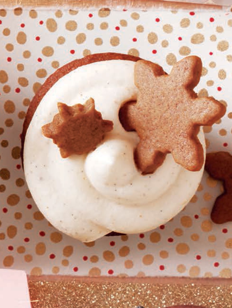Gingerbread Cupcakes with Brown-Butter Cream-Cheese Icing
