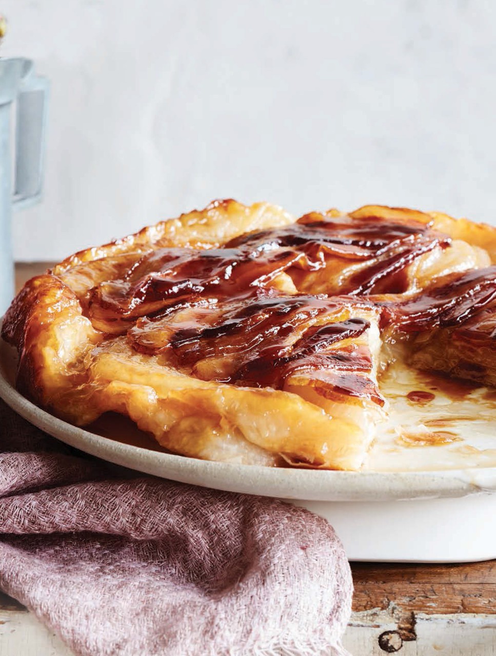 Maple Bacon Onion Tarte Tatin