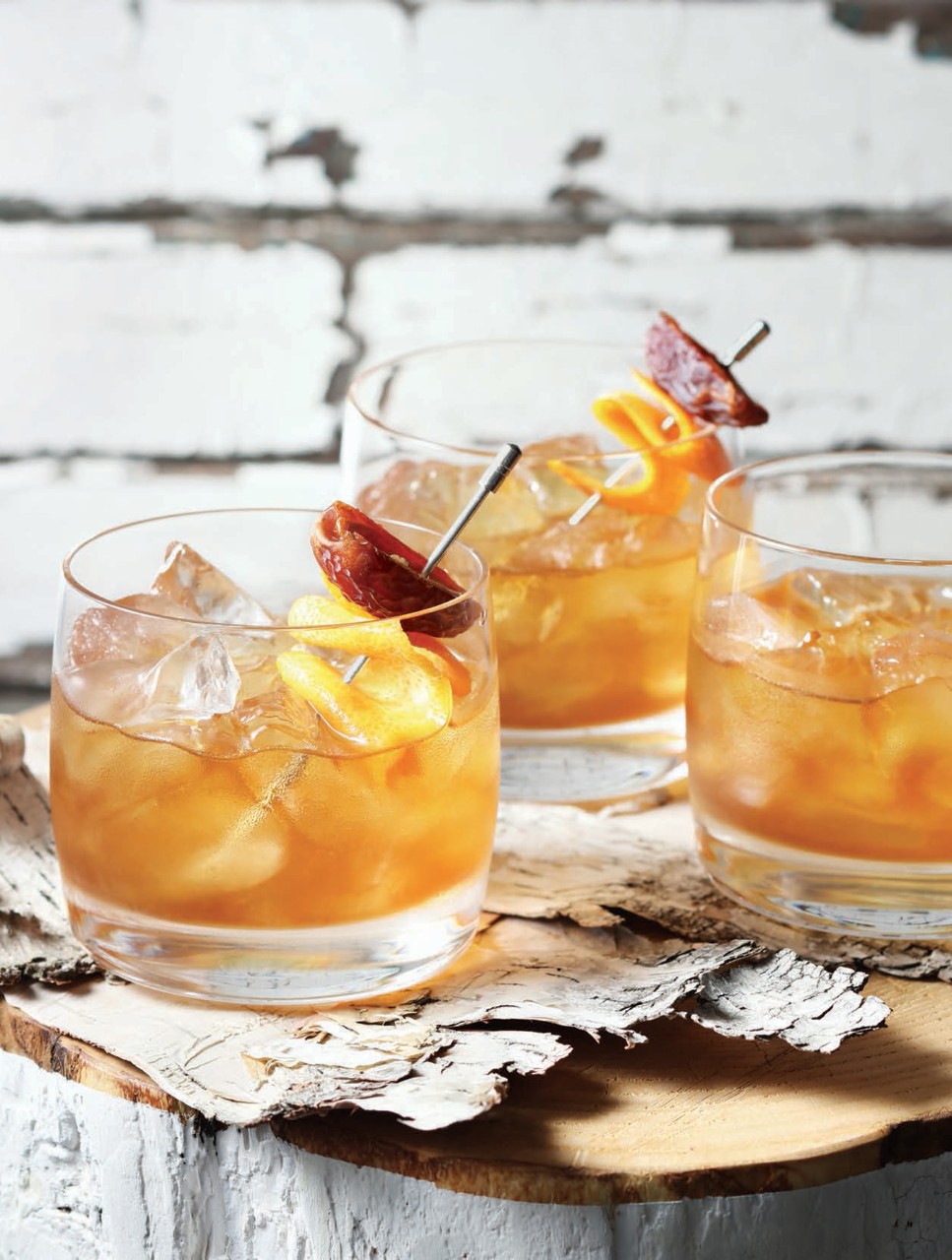 Smoked Ice Old Fashioned