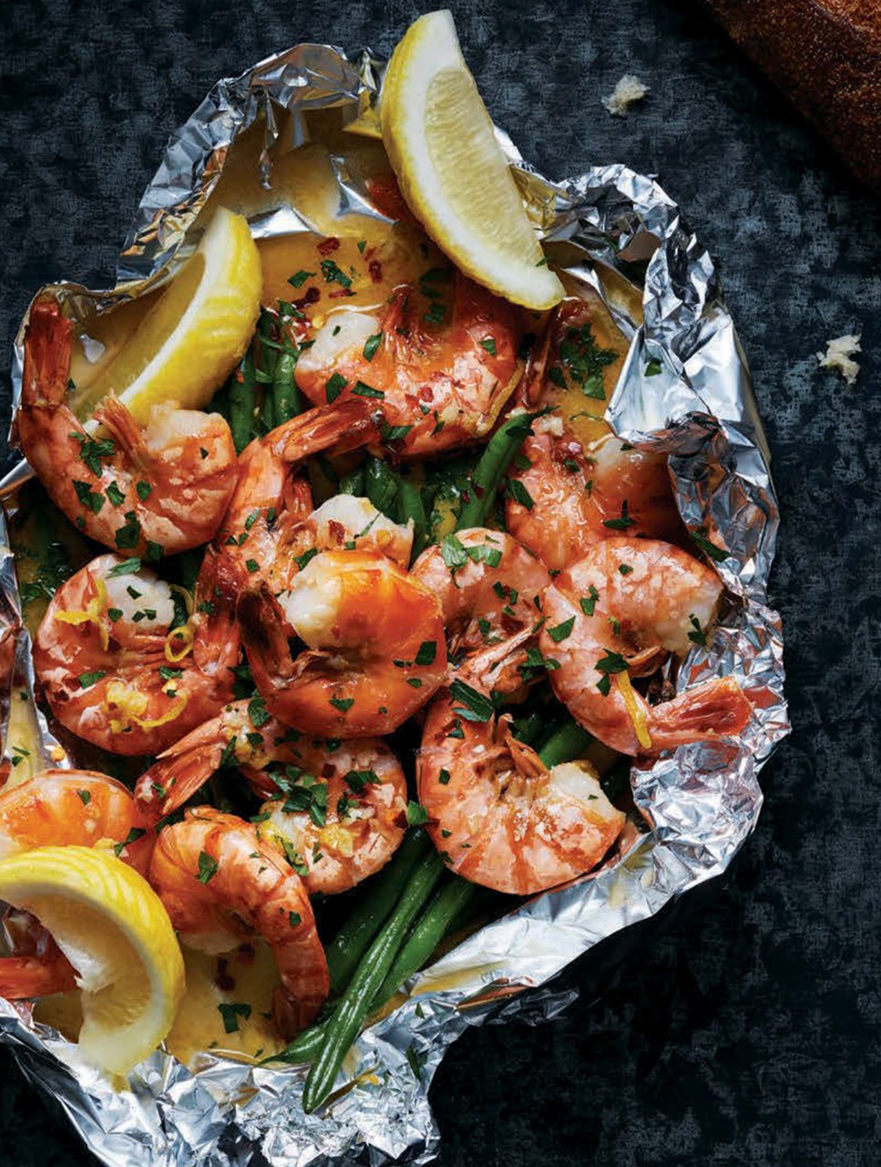 Shrimp Scampi with Green Beans