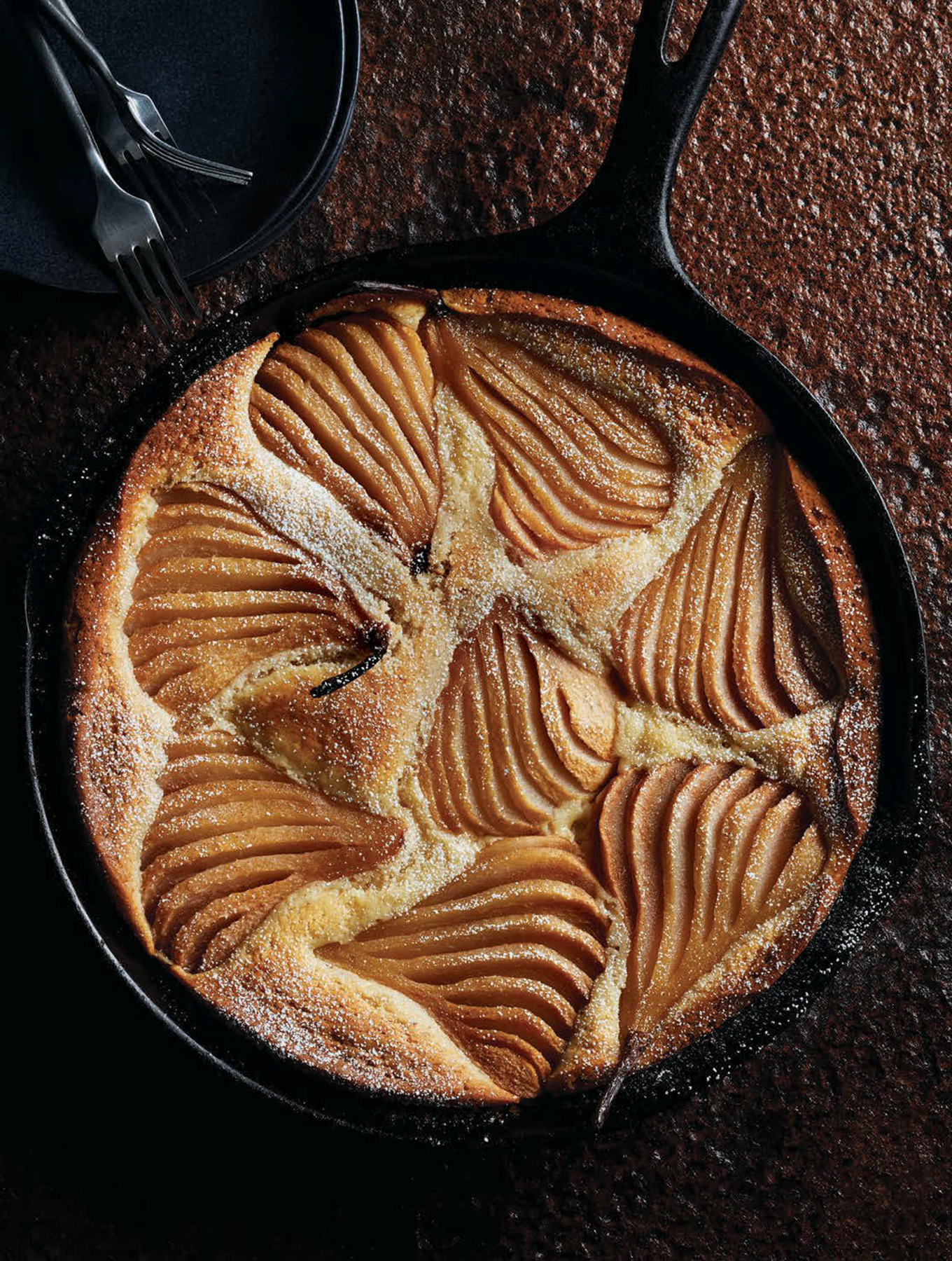 Ginger Pear Cast-Iron Skillet Cake Recipe