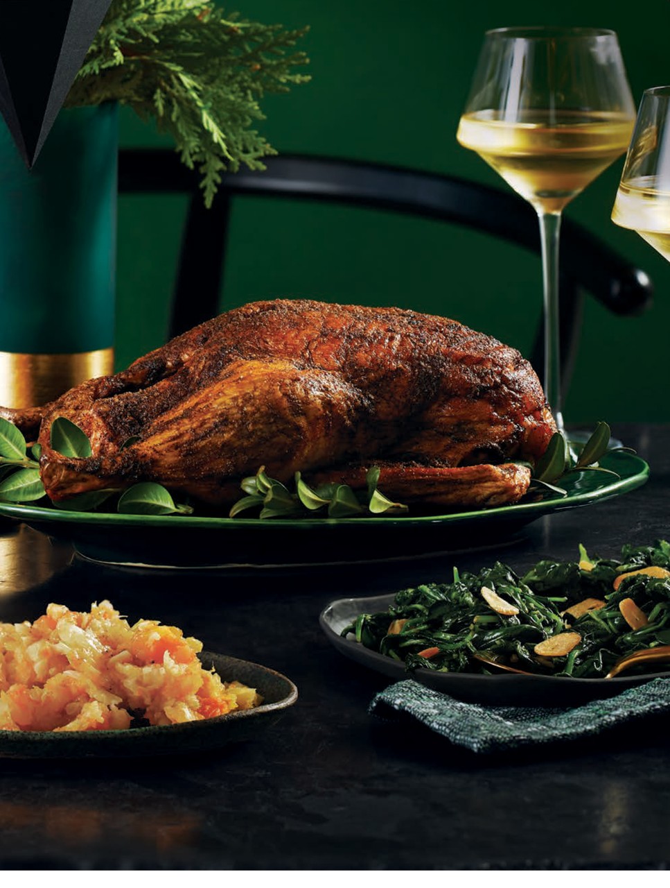 Roast Duck with Indian Flavours