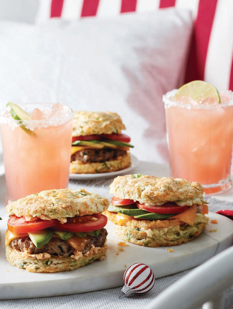 Sour Cream ’n’ Onion Scone Breakfast Sandwiches