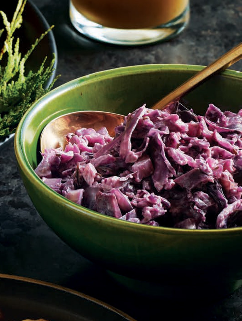 Creamy Braised Cabbage
