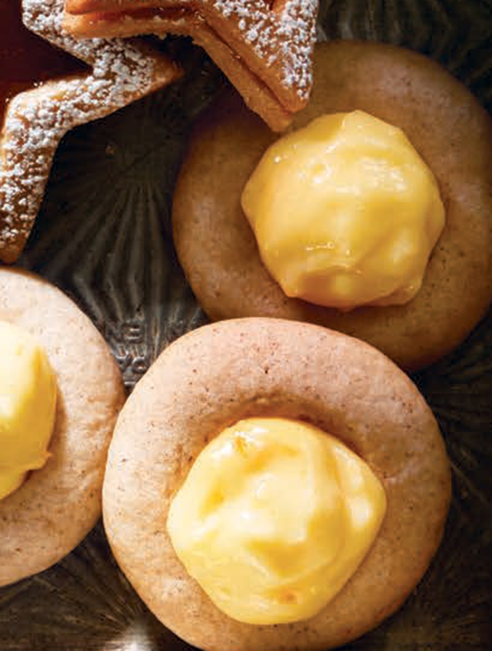 Spiced Thumbprints with Citrus Curd