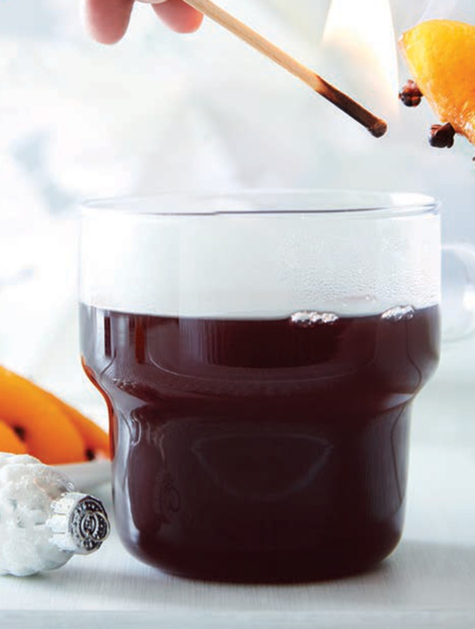 Flamed Mulled Wine