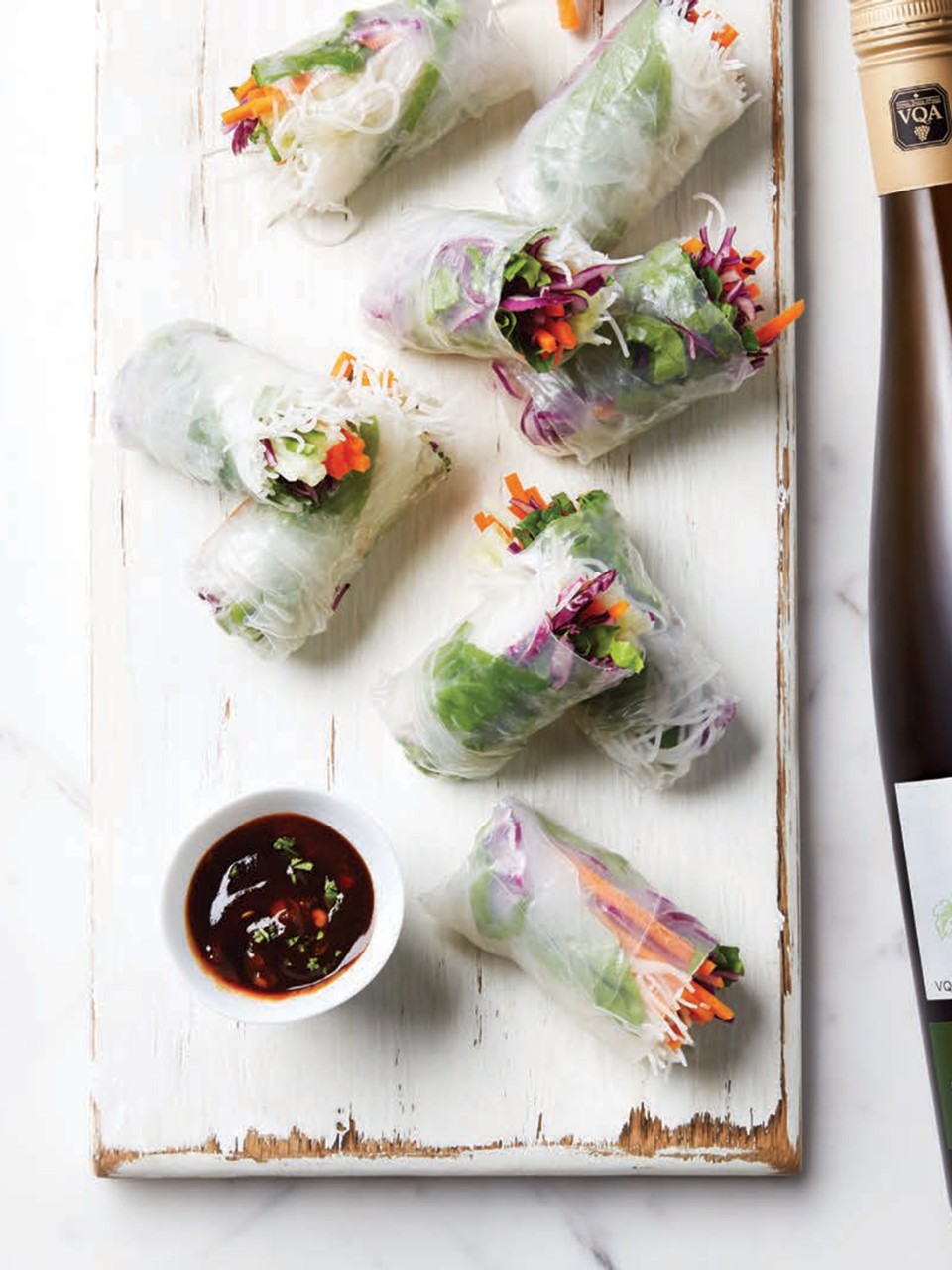 Vegetable Noodle Spring Rolls from Chili to Choc - Feasting with Friends -  Flour & Spice