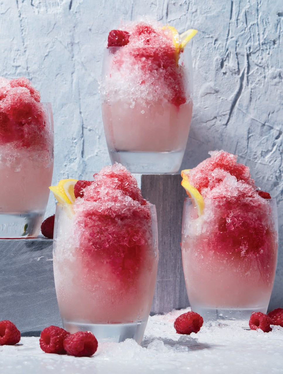 Raspberry & Rosé Shaved Ice