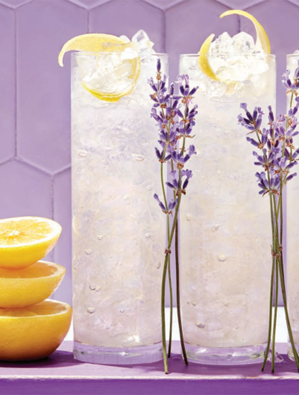 Lavender & Honey Lemonade Swizzle