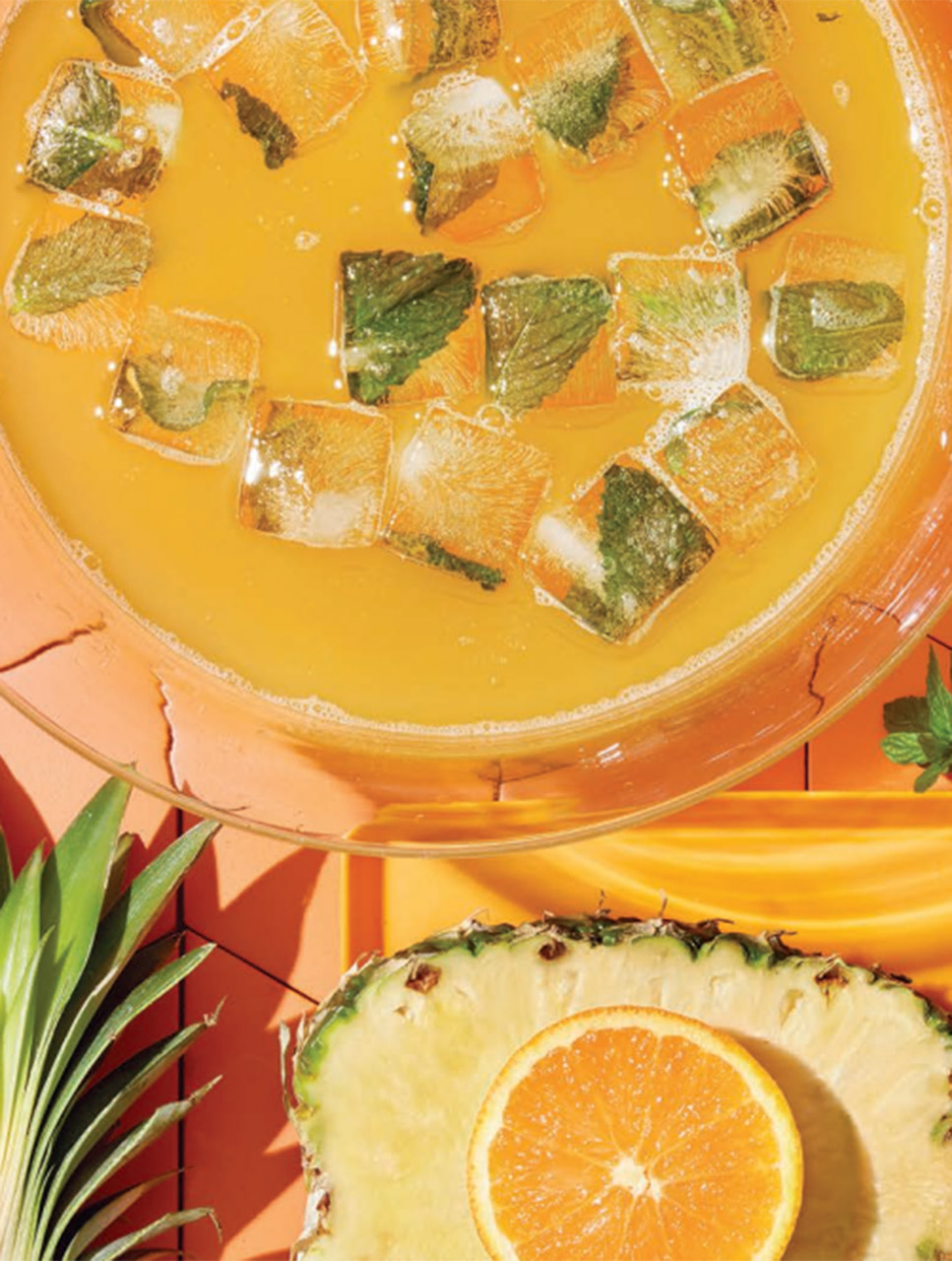 Rhum orange-ananas-menthe