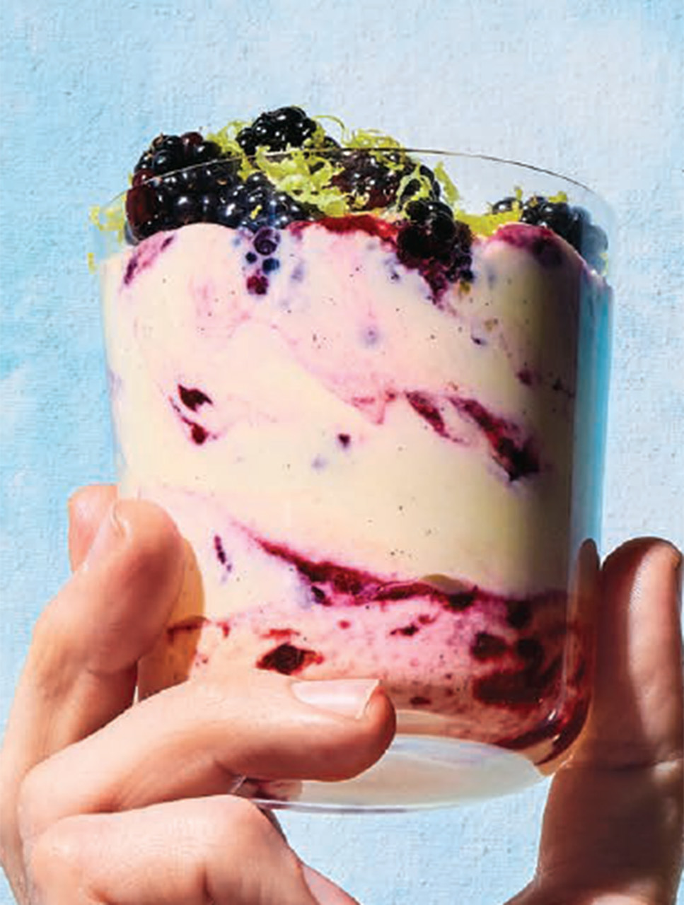 Blackberry Fool with Rosé