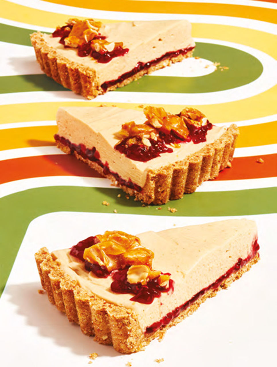 PB & J Cheesecake Tart