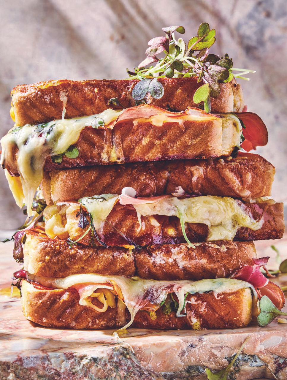 Double-Mustard Monte Cristo Sandwiches