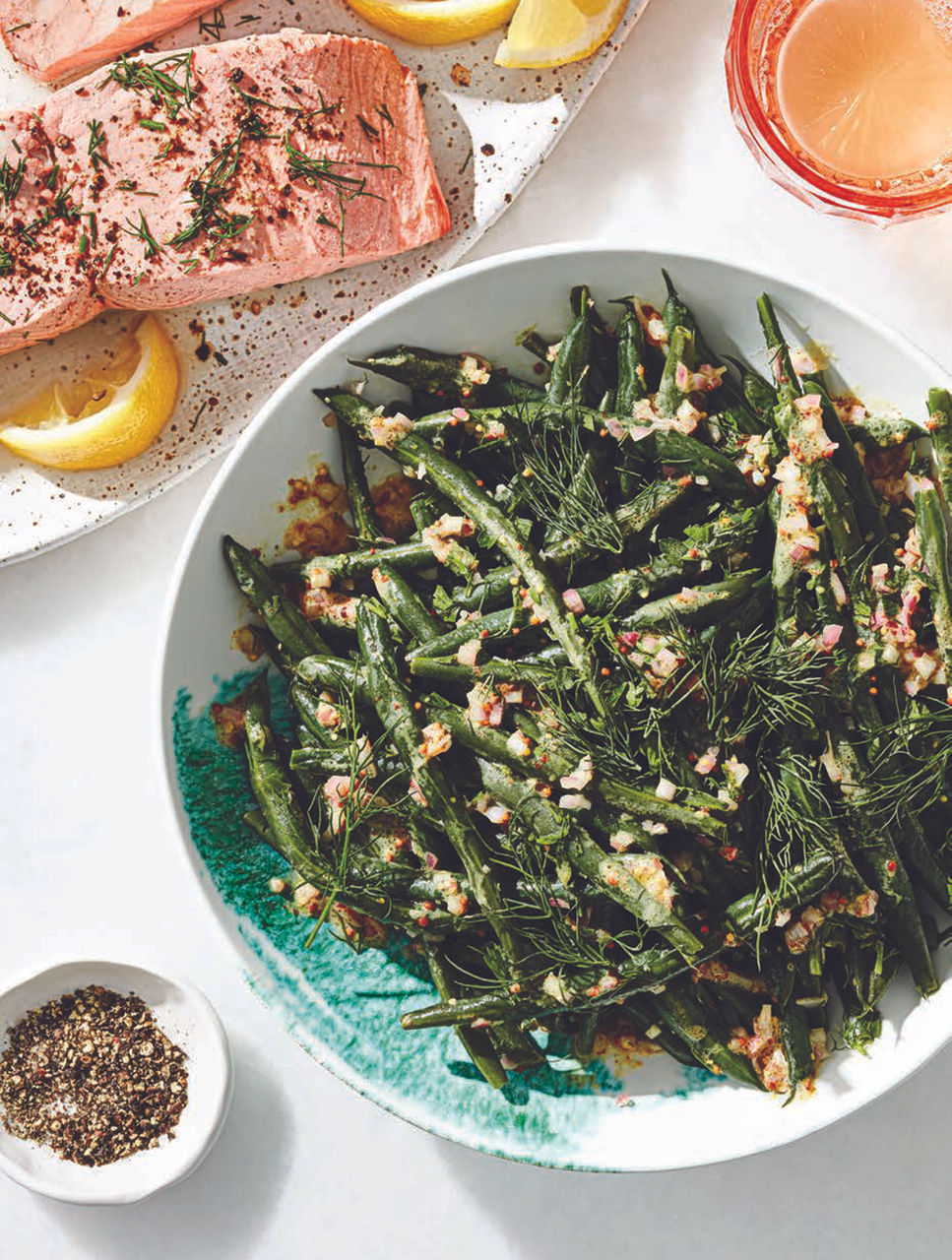Well-Steamed Green Beans with Dijon & Dill