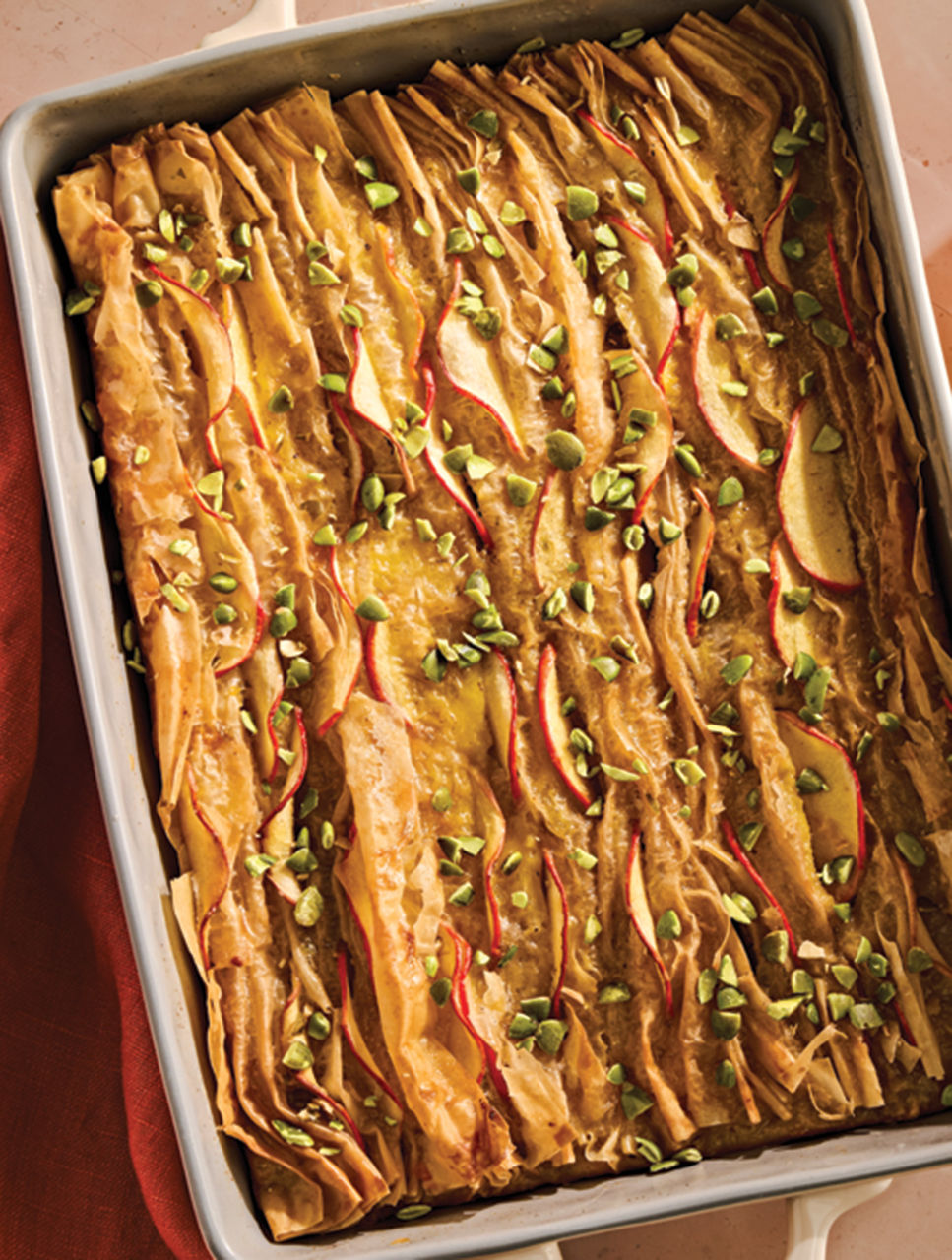 Gâteau froissé aux pommes