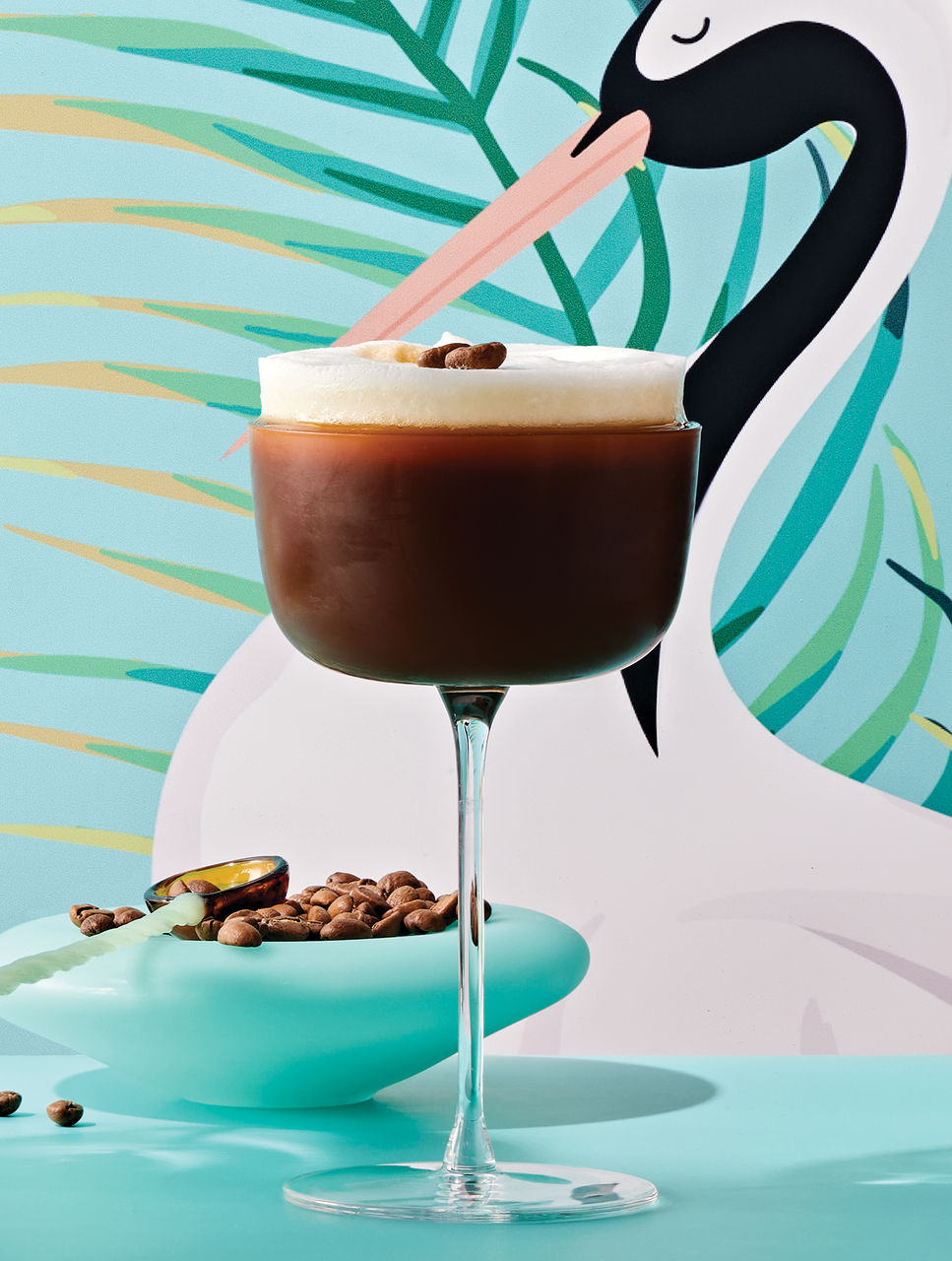 Martini espresso soufflé