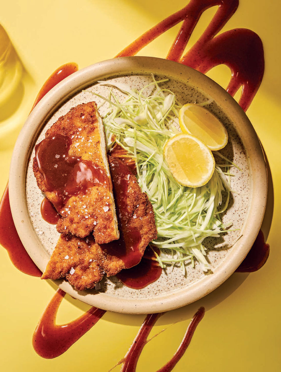 Curried Chicken Schnitzel with Curry Ketchup