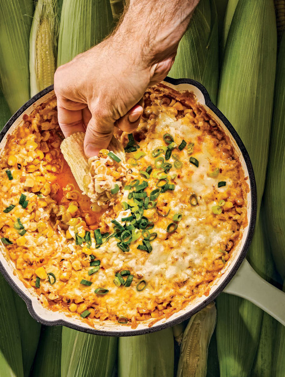 Charred Korean Corn Cheese
